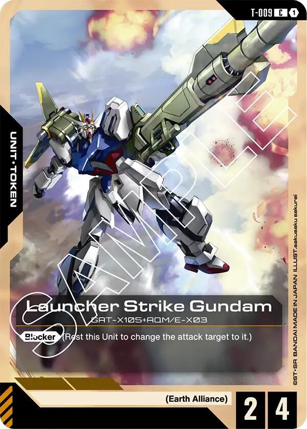 Launcher Strike Gundam (T-009) Token, Newtype Rising T-009