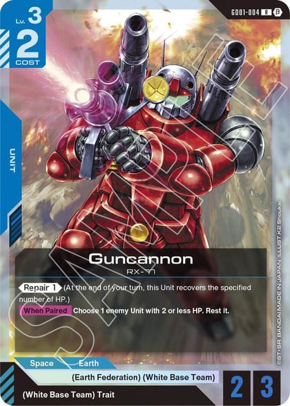 Guncannon, Edition Beta GD01-004