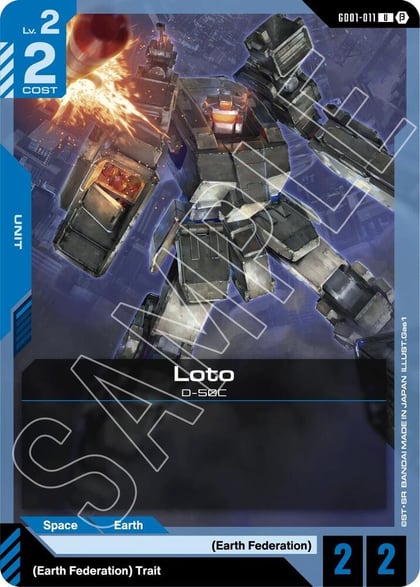 Loto, Edition Beta GD01-011