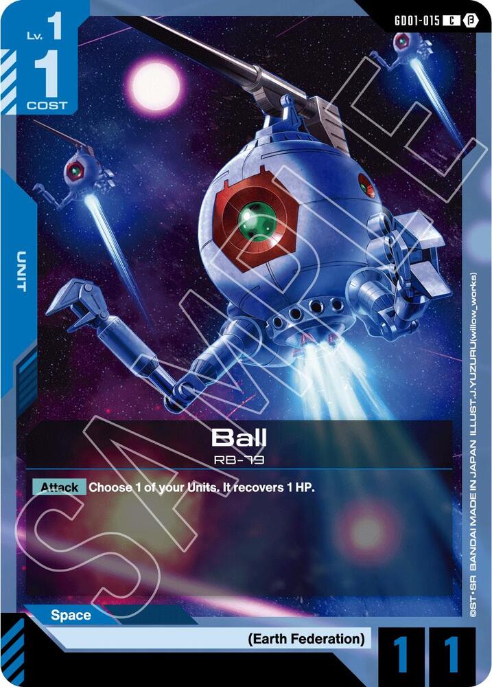 Ball, Edition Beta GD01-015
