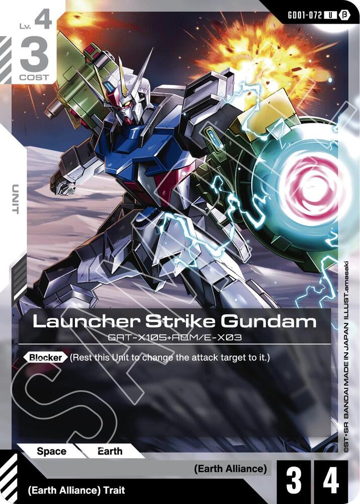 Launcher Strike Gundam, Edition Beta GD01-072