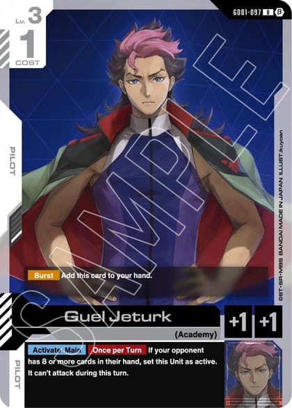 Guel Jeturk, Edition Beta GD01-097