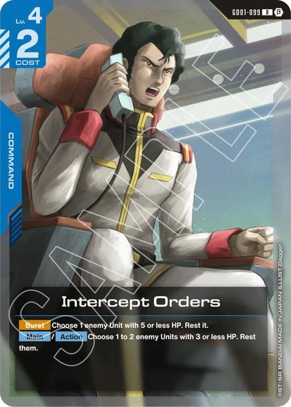 Intercept Orders, Edition Beta GD01-099