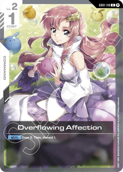 Overflowing Affection, Edition Beta GD01-118