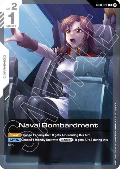 Naval Bombardment, Edition Beta GD01-120