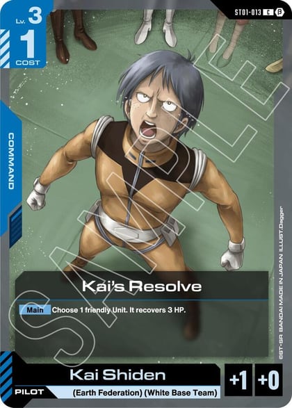 Kai's Resolve, Edition Beta ST01-013