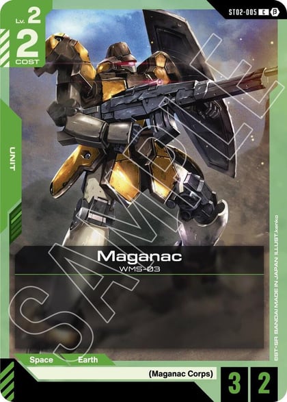 Maganac, Edition Beta ST02-005