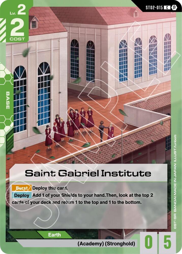 Saint Gabriel Institute, Edition Beta ST02-015