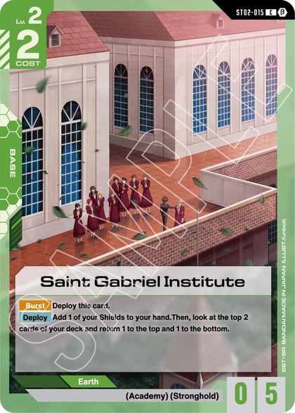 Saint Gabriel Institute, Edition Beta ST02-015
