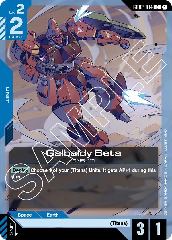 Galbaldy Beta, Dual Impact GD02-014