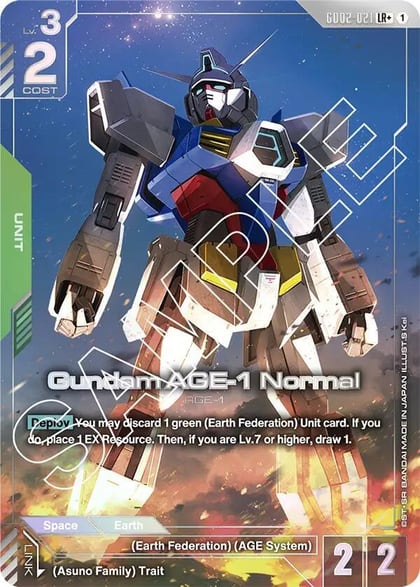 Gundam AGE-1 Normal (LR+), Dual Impact GD02-021