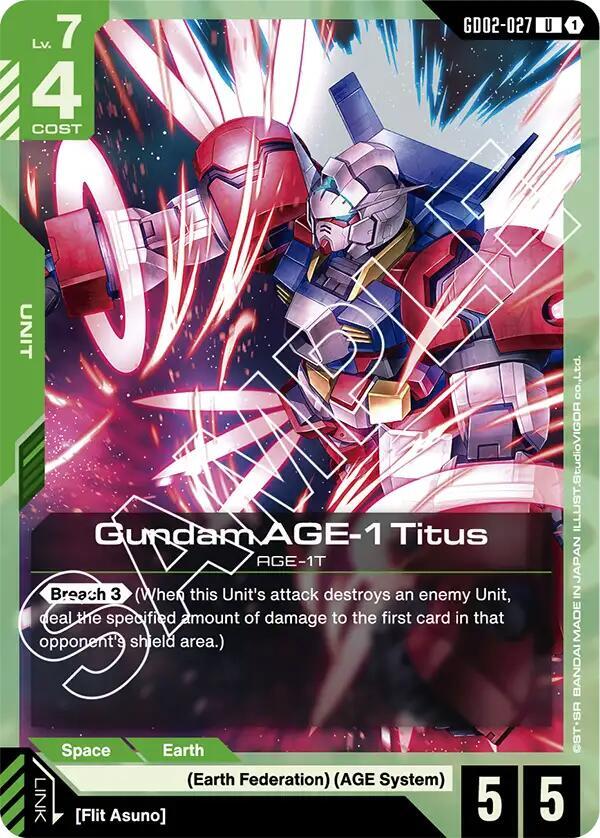 Gundam AGE-1 Titus (GD02-027), Dual Impact GD02-027