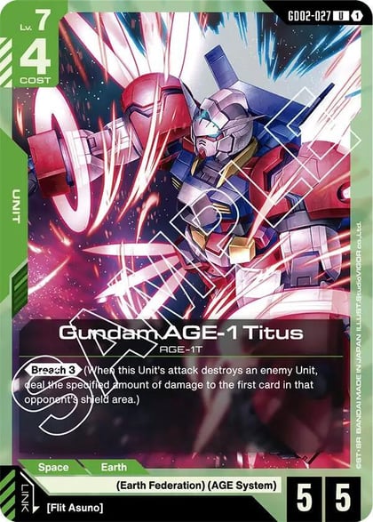 Gundam AGE-1 Titus (GD02-027), Dual Impact GD02-027