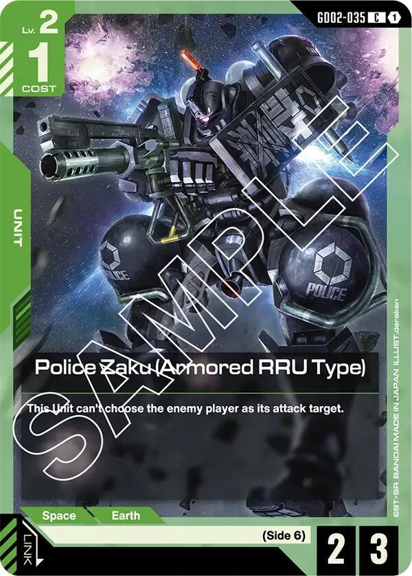 Police Zaku (Armored RRU Type), Dual Impact GD02-035