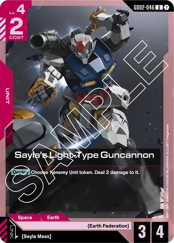 Sayla's Light-Type Guncannon, Dual Impact GD02-046