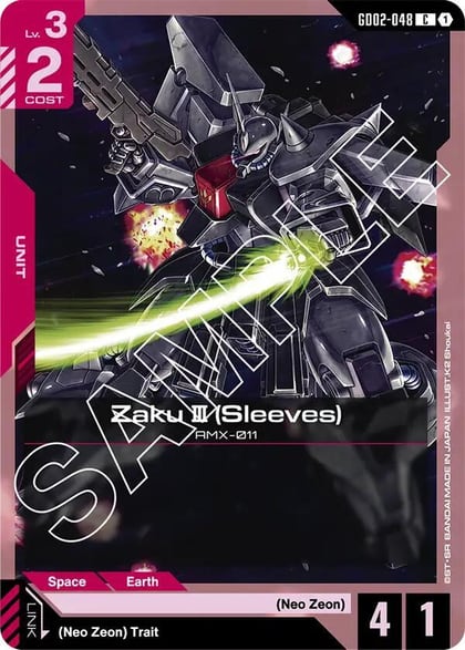 Zaku III (Sleeves), Dual Impact GD02-048