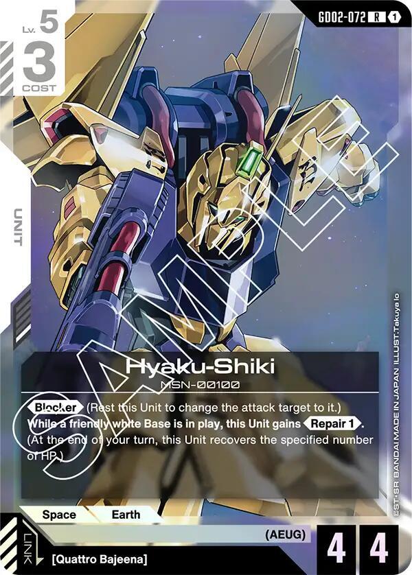 Hyaku-Shiki, Dual Impact GD02-072