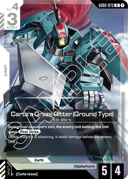 Carta's Graze Ritter (Ground Type), Dual Impact GD02-073