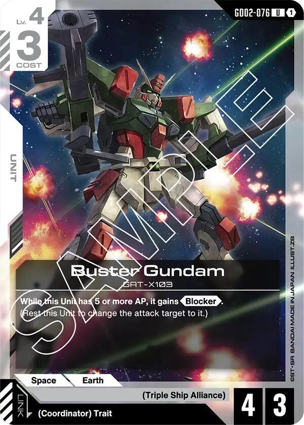 Buster Gundam, Dual Impact GD02-076