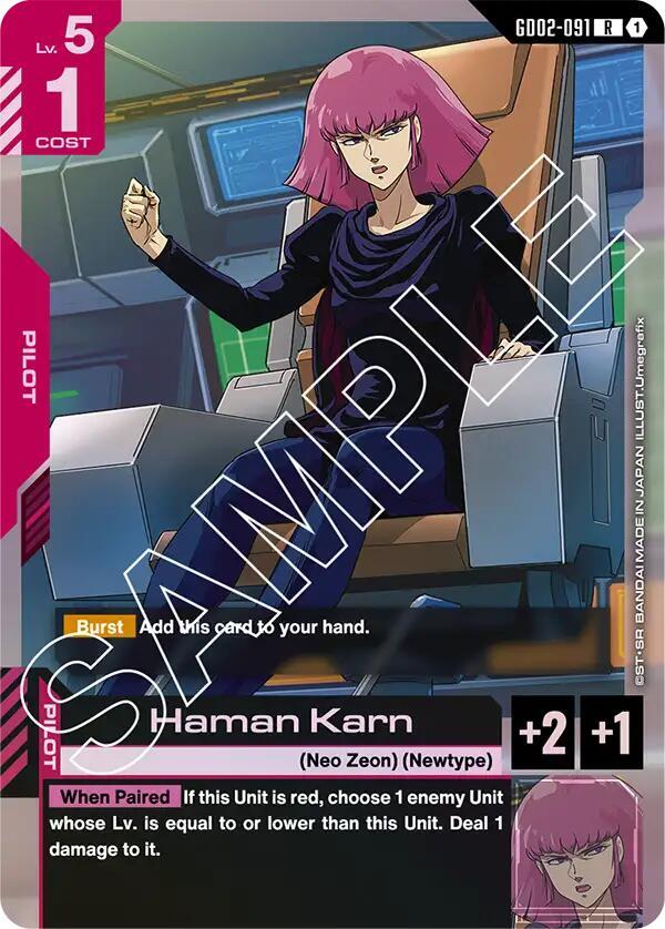 Haman Karn, Dual Impact GD02-091
