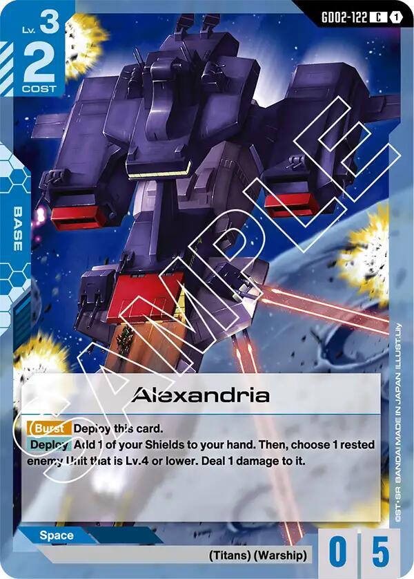 Alexandria, Dual Impact GD02-122