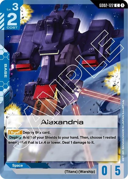 Alexandria, Dual Impact GD02-122
