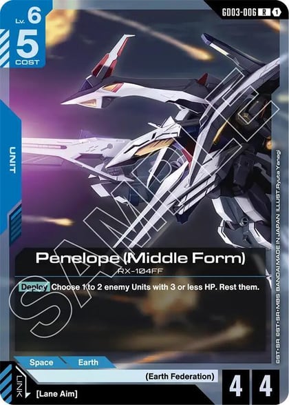 Penelope (Middle Form), Steel Requiem GD03-006