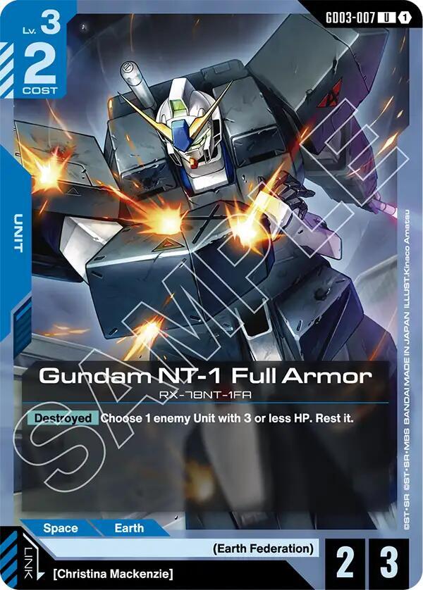 Gundam NT-1 Full Armor, Steel Requiem GD03-007