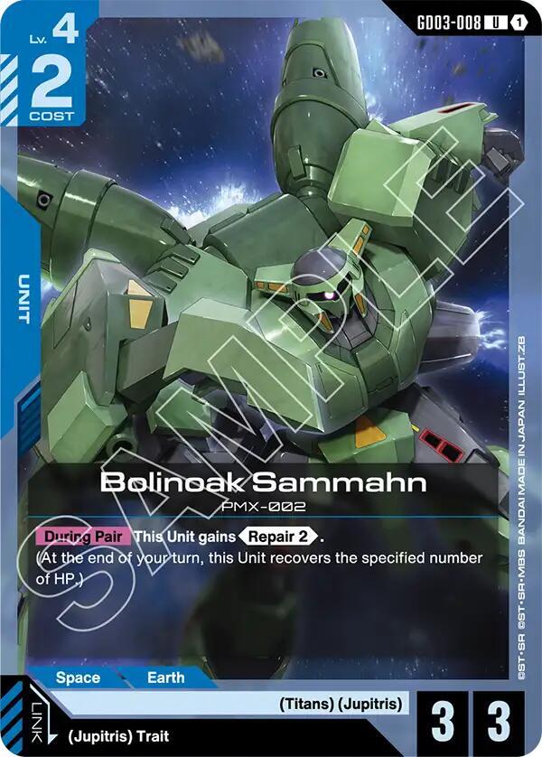 Bolinoak Sammahn, Steel Requiem GD03-008