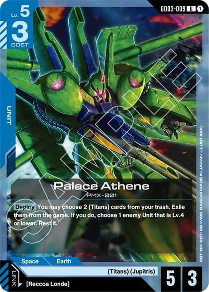 Palace Athene, Steel Requiem GD03-009