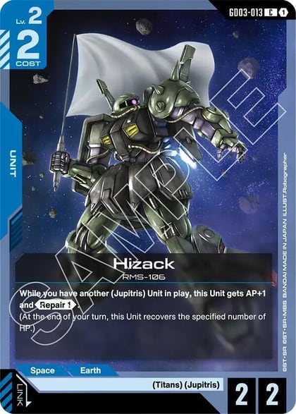 Hizack, Steel Requiem GD03-013