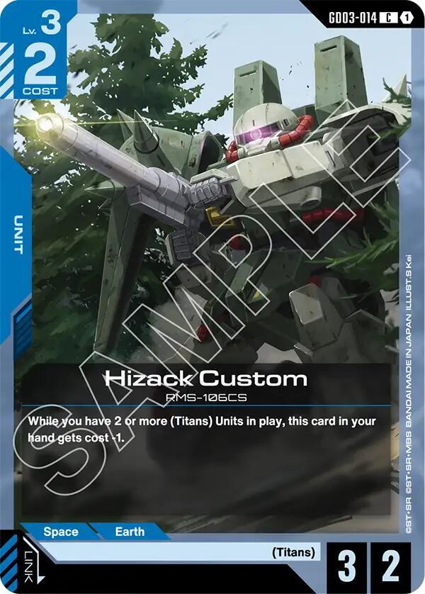Hizack Custom, Steel Requiem GD03-014
