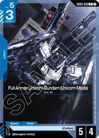 Full Armor Unicorn Gundam (Unicorn Mode), Steel Requiem GD03-016