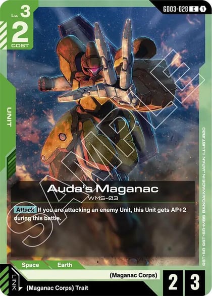 Auda's Maganac, Steel Requiem GD03-028