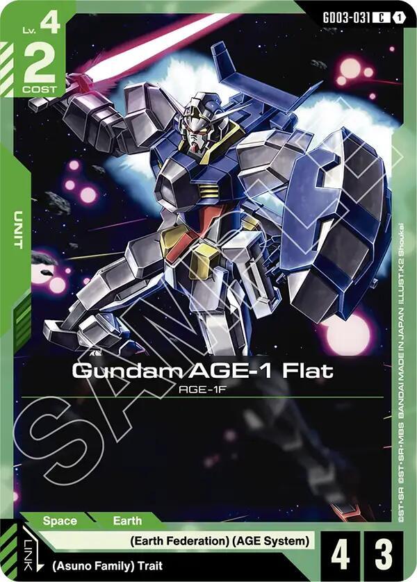 Gundam AGE-1 Flat, Steel Requiem GD03-031