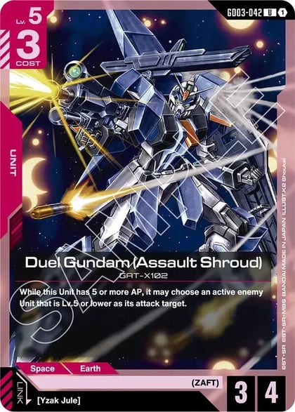 Duel Gundam (Assault Shroud) (GD03-042), Steel Requiem GD03-042