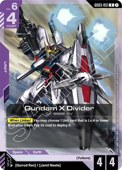 Gundam X Divider, Steel Requiem GD03-051