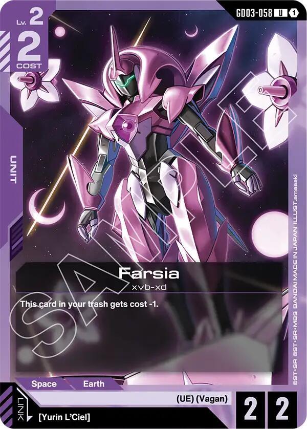 Farsia, Steel Requiem GD03-058