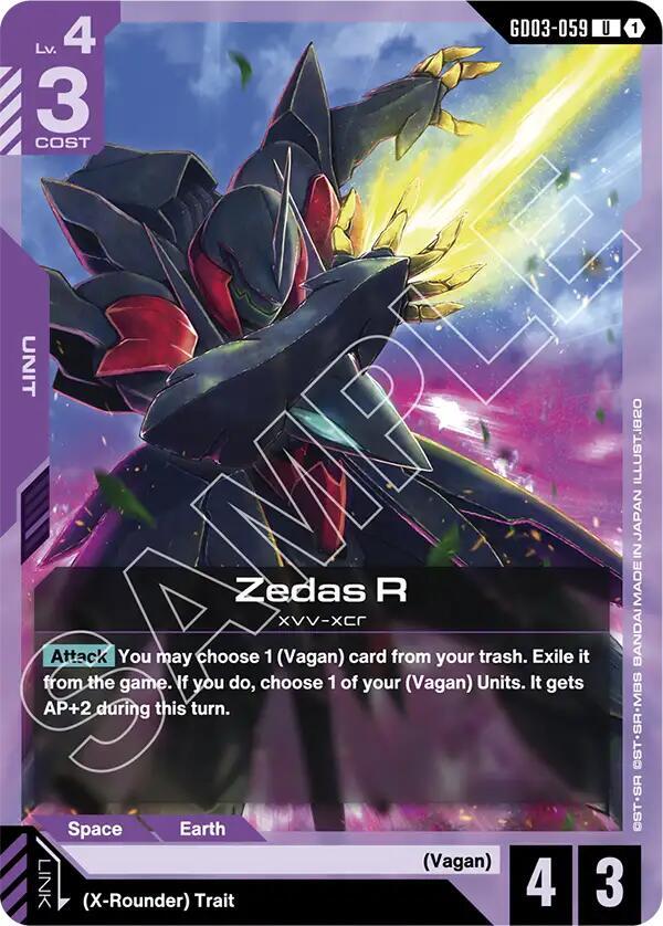 Zedas R, Steel Requiem GD03-059