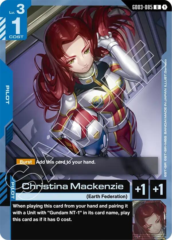 Christina Mackenzie, Steel Requiem GD03-085