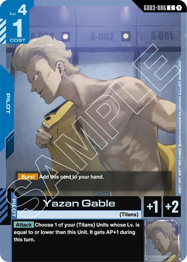 Yazan Gable, Steel Requiem GD03-086