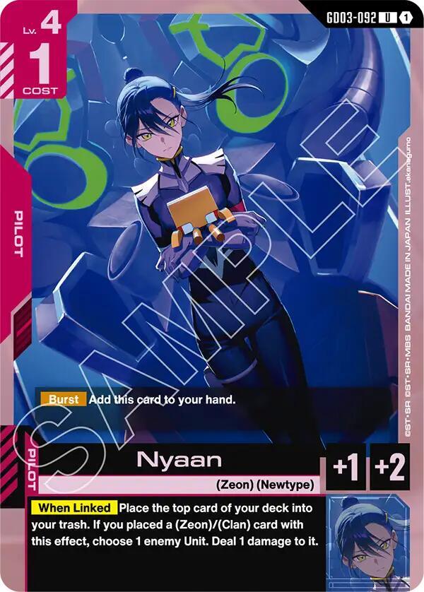 Nyaan, Steel Requiem GD03-092
