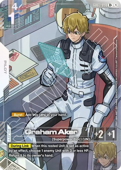 Graham Aker (R+), Steel Requiem GD03-098