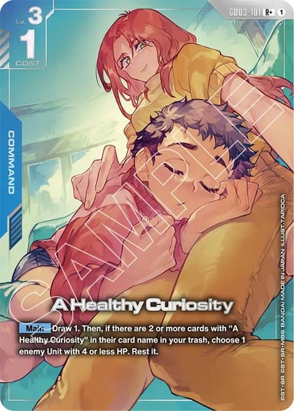 A Healthy Curiosity (R+), Steel Requiem GD03-101