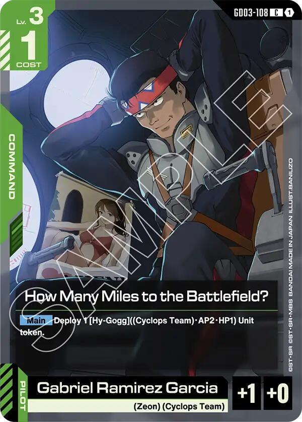 How Many Miles to the Battlefield?, Steel Requiem GD03-108
