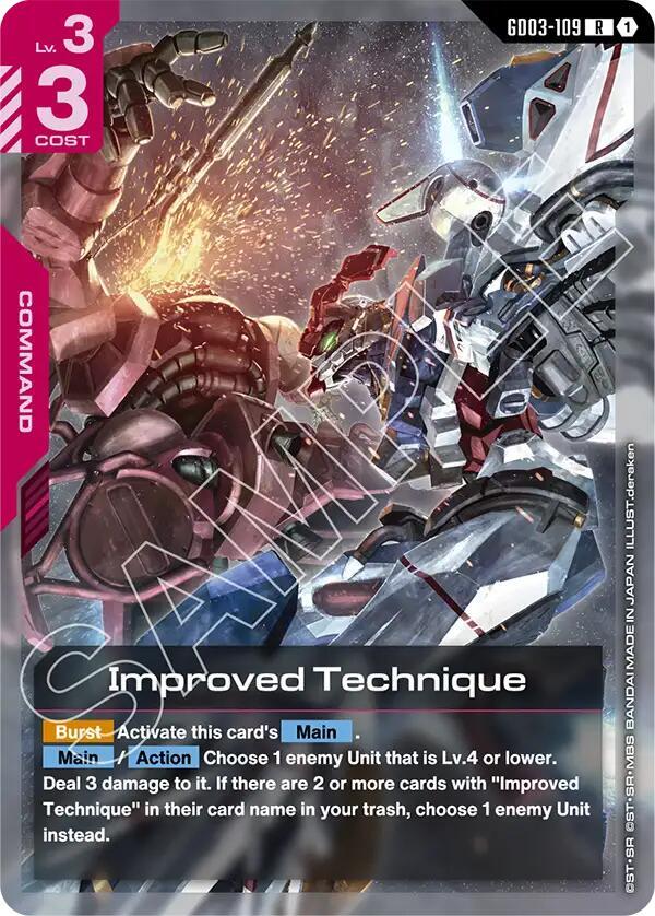 Improved Technique, Steel Requiem GD03-109