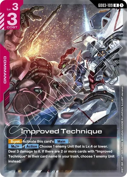 Improved Technique, Steel Requiem GD03-109