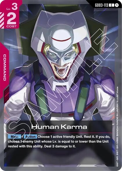 Human Karma, Steel Requiem GD03-113