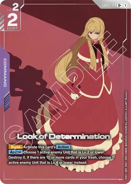 Look of Determination (R+), Steel Requiem GD03-114
