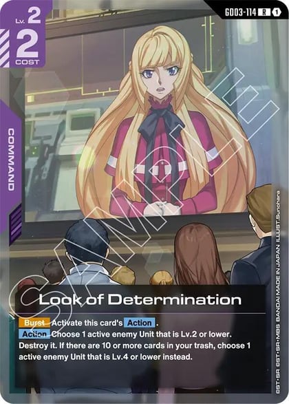 Look of Determination, Steel Requiem GD03-114